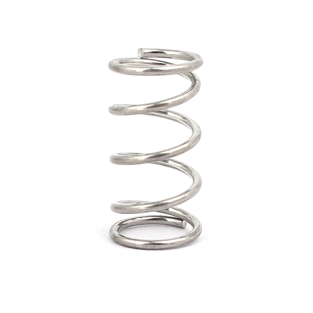 uxcell Uxcell 0.8mmx8mmx15mm 304 Stainless Steel Compression Springs Silver Tone 10pcs