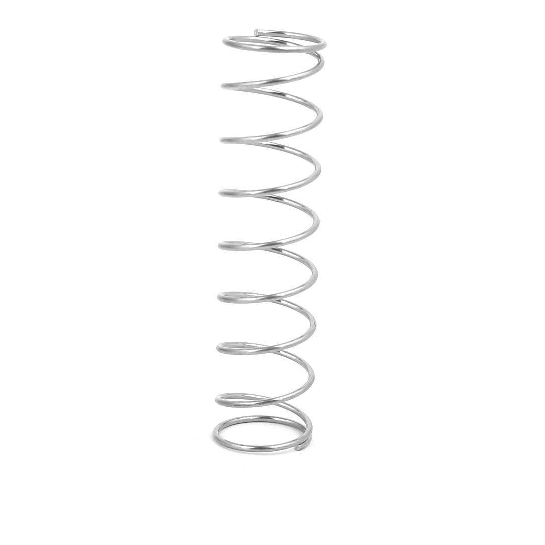 uxcell Uxcell 0.8mmx12mmx50mm 304 Stainless Steel Compression Springs Silver Tone 10pcs