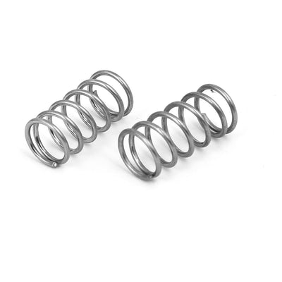 Harfington Uxcell 1mmx10mmx20mm 304 Stainless Steel Compression Springs Silver Tone 10pcs