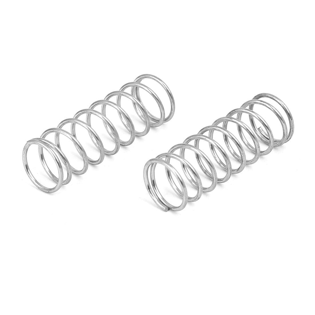 uxcell Uxcell 1mmx12mmx35mm 304 Stainless Steel Compression Springs Silver Tone 10pcs