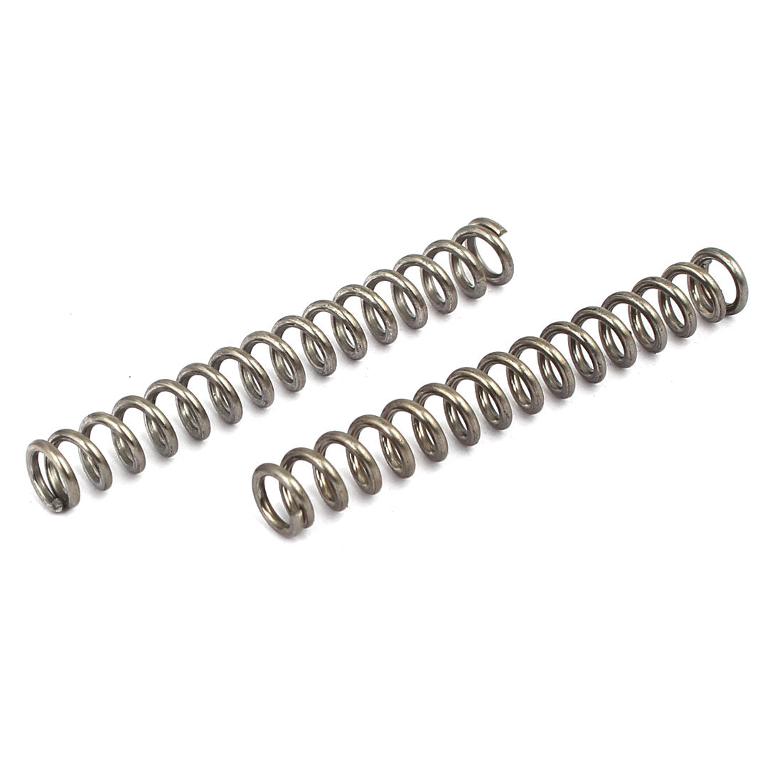 uxcell Uxcell 1mmx6mmx45mm 304 Stainless Steel Compression Springs Silver Tone 20pcs