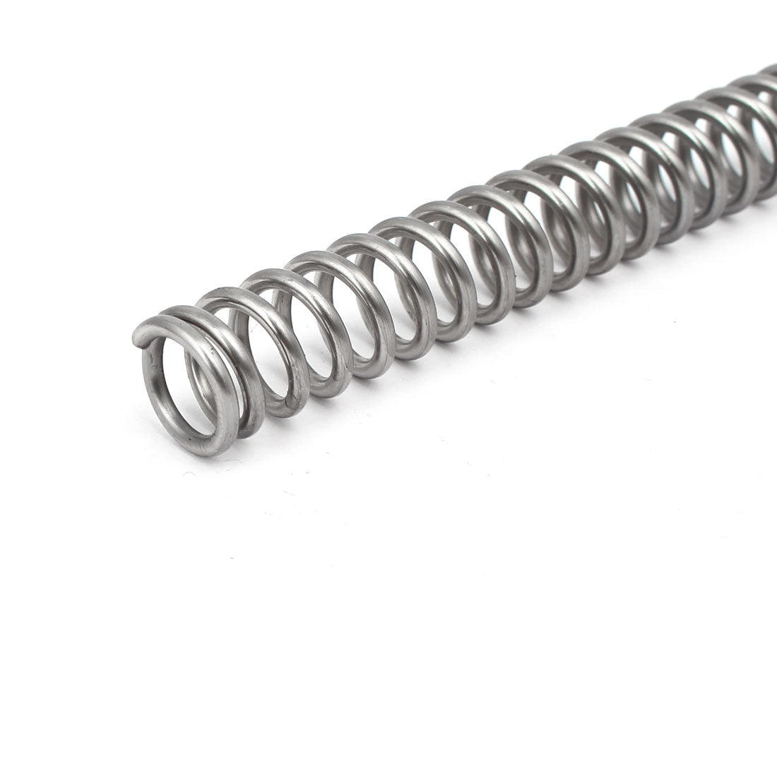 uxcell Uxcell 2mmx14mmx305mm 304 Stainless Steel Compression Spring Silver Tone