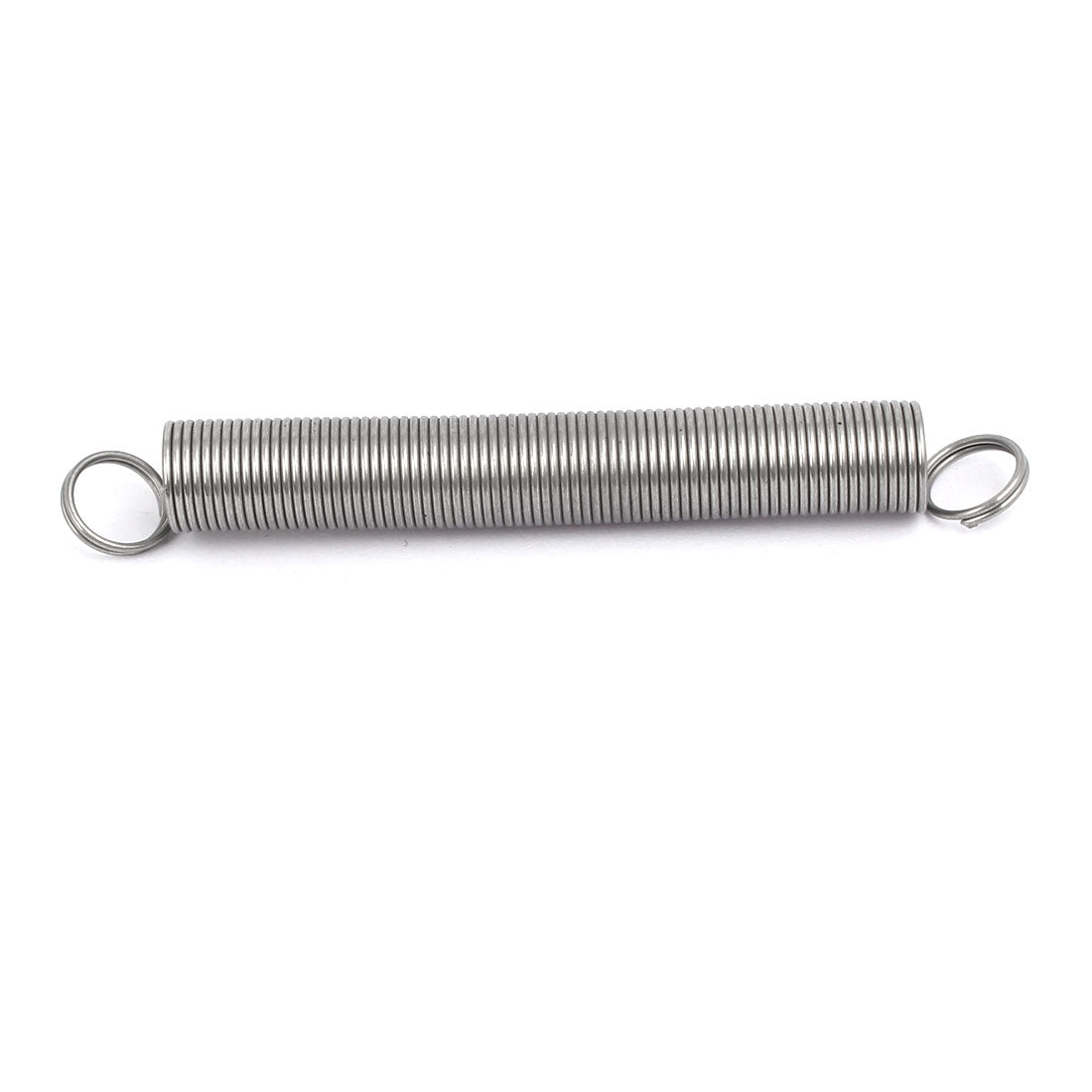 uxcell Uxcell 0.6mmx7mmx60mm 304 Stainless Steel Tension Springs Silver Tone 5pcs