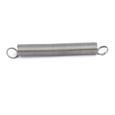 Harfington Uxcell 0.6mmx7mmx60mm 304 Stainless Steel Tension Springs Silver Tone 5pcs