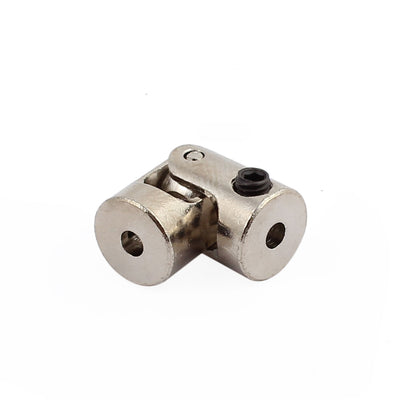 Harfington Uxcell 2.3mm to 2.3mm Inner Dia Rotatable Universal Metal U Joint accoupler 2pcs