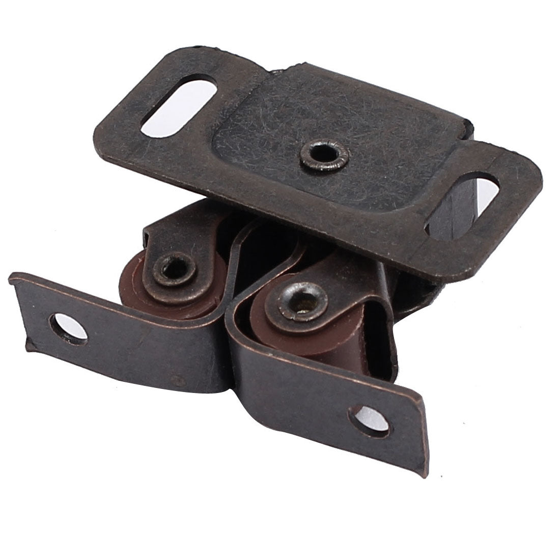 uxcell Uxcell Cupboard Closet Cabinet Metal Double Ball Roller Catch Latch Brown