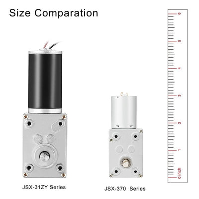 Harfington Uxcell DC 24 V 25 U/min Stromversorgung hohes Drehmoment Geschwindigkeit verringern Turbine Wurm Getriebe Motor DE de