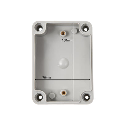 Harfington Uxcell 110mmx80mmx45mm Dustproof IP65 Junction Box DIY Case Enclosure Gray