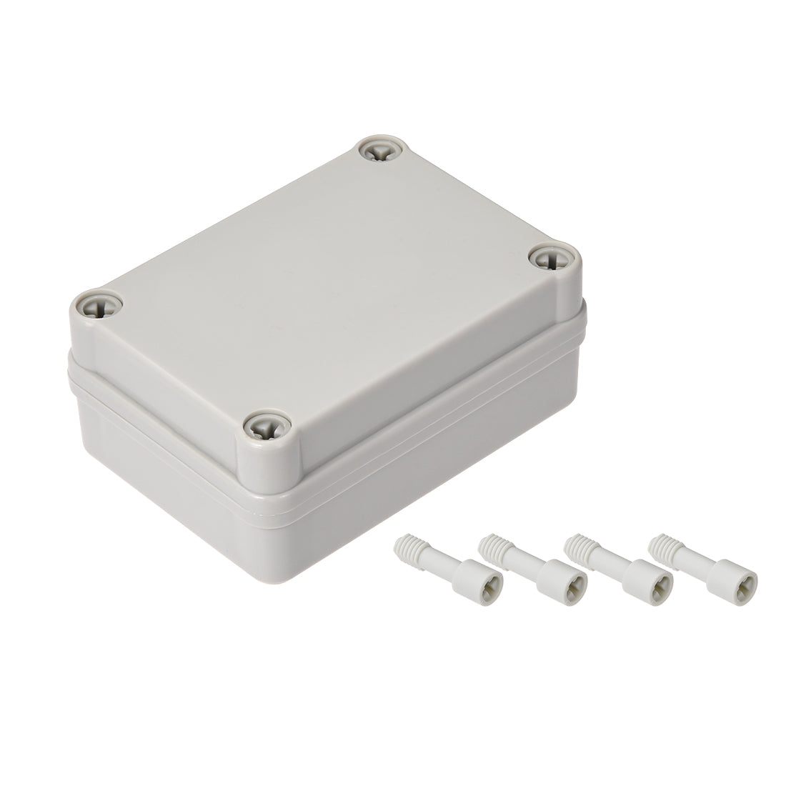 uxcell Uxcell 110mmx80mmx45mm Dustproof IP65 Junction Box DIY Case Enclosure Gray