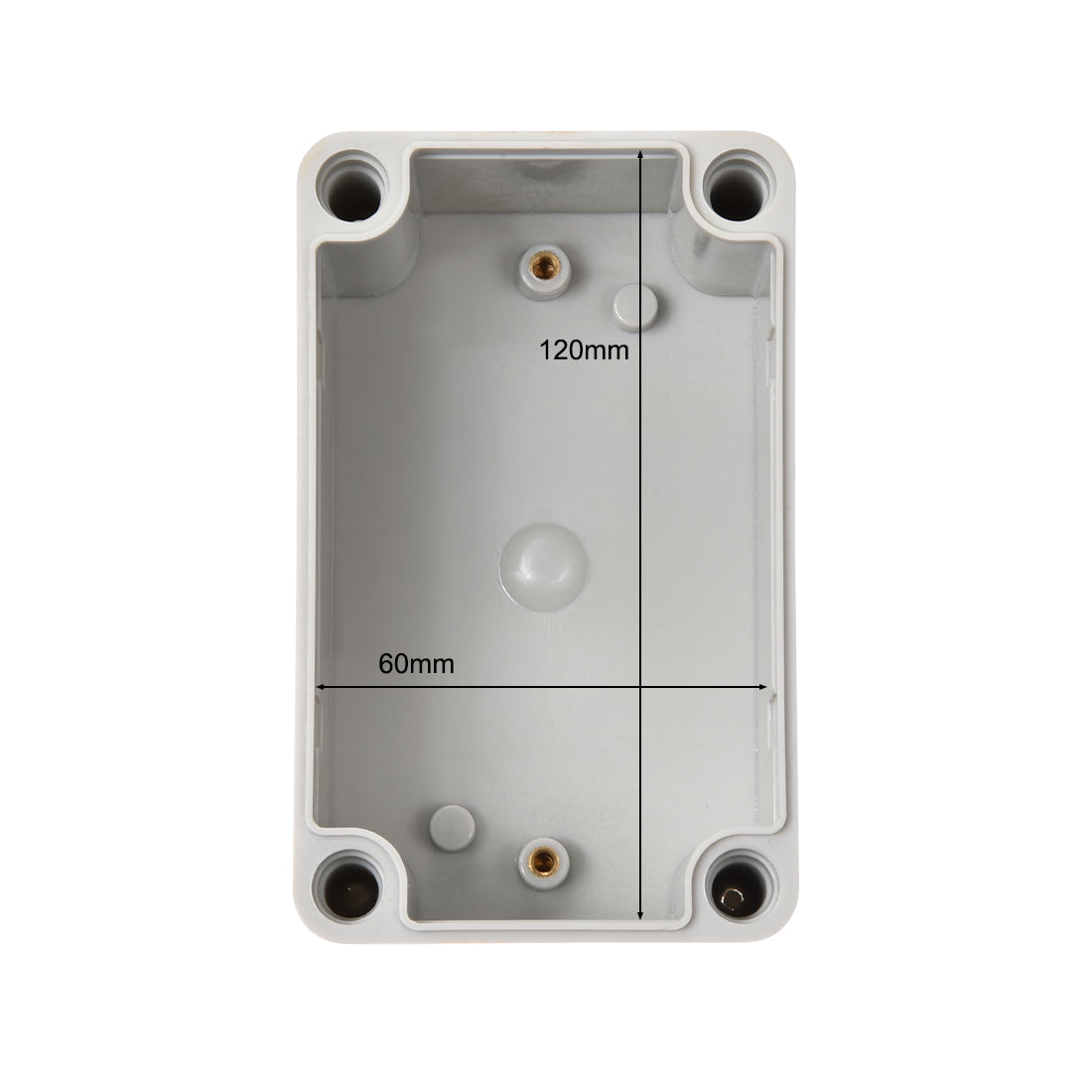 uxcell Uxcell 130mm x 80mm x 85mm Dustproof IP65 Junction Box DIY Case Enclosure Gray