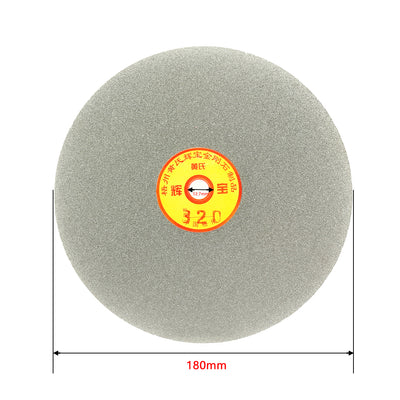 Harfington Uxcell Diamond Coated Flat Lap Disk Wheel Grinding Sanding Disc