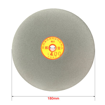 Harfington Uxcell Diamond Coated Flat Lap Disk Wheel Grinding Sanding Disc