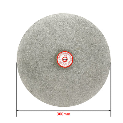 Harfington Uxcell 12-inch Diamond Coated Flat Lap Disk Wheel Grinding Sanding Disc