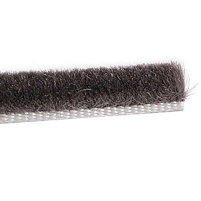 Harfington Uxcell Window Door Weatherstrip Brush Seal Strip 0.2-inch x 0.24-inch x 18 Ft Gray