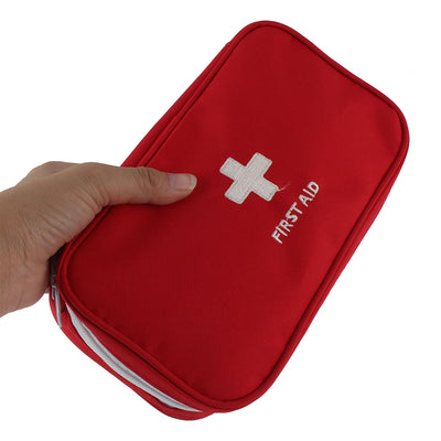 Harfington Uxcell Camping Polyester Rechteck Notfall Erste Hilfe Medizin Rettung Tasche Rot