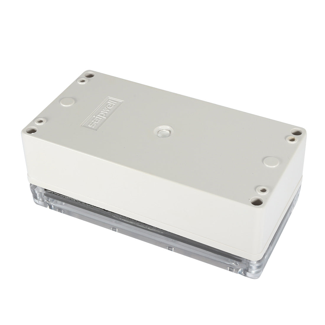 uxcell Uxcell 3.2"x6.3"x2.2"(80mmx160mmx55mm) ABS Junction Box Universal Project Enclosure w PC Transparent Cover