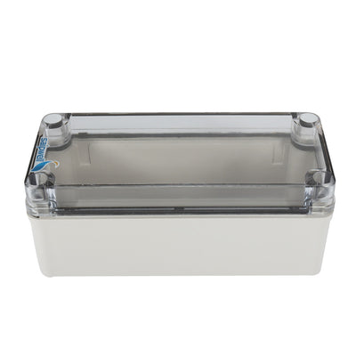 Harfington Uxcell 3.2"x7.1"x2.8"(80mmx180mmx70mm) ABS Junction Box Universal Project Enclosure w PC Transparent Cover