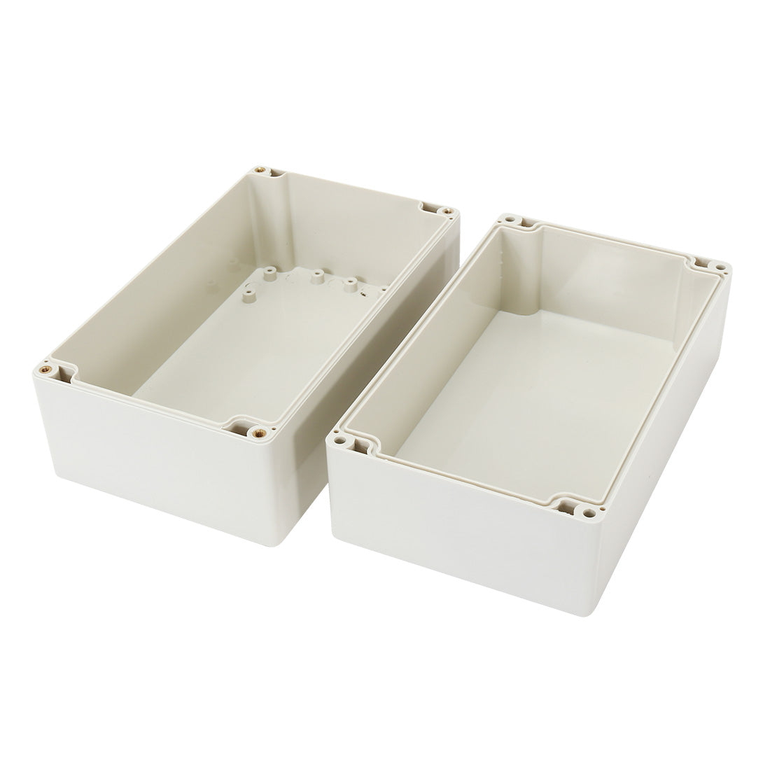 uxcell Uxcell 7.9"x4.7"x4.45"(200mmx120mmx113mm) ABS Junction Box Universal Electric Project Enclosure