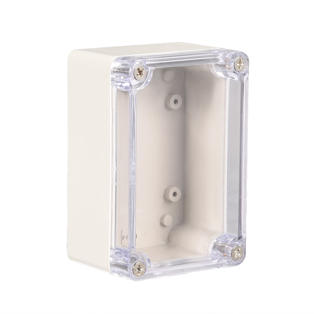 uxcell Uxcell 3.9"x2.7"x2"(100mm x 68mm x 50mm) ABS Junction Box Universal Project Enclosure w PC Transparent Cover