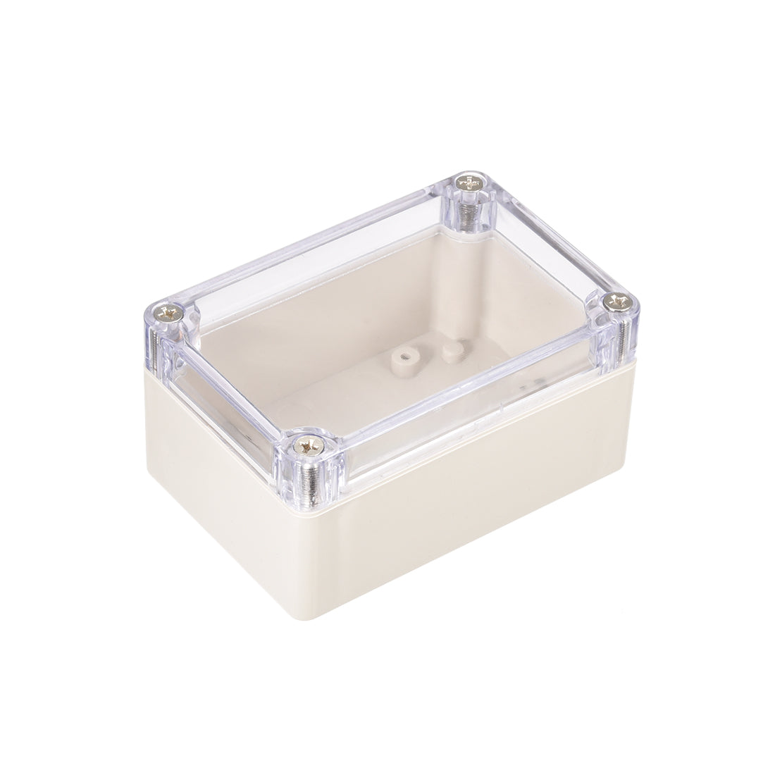 uxcell Uxcell 3.9"x2.7"x2"(100mm x 68mm x 50mm) ABS Junction Box Universal Project Enclosure w PC Transparent Cover