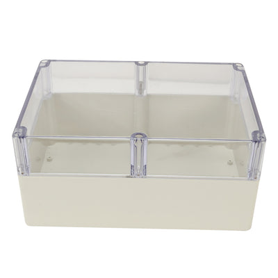 Harfington Uxcell 10.3"x7.1"x4.9" (263mmx182mmx125mm) ABS Junction Box Universal Electric Project Enclosure Clear