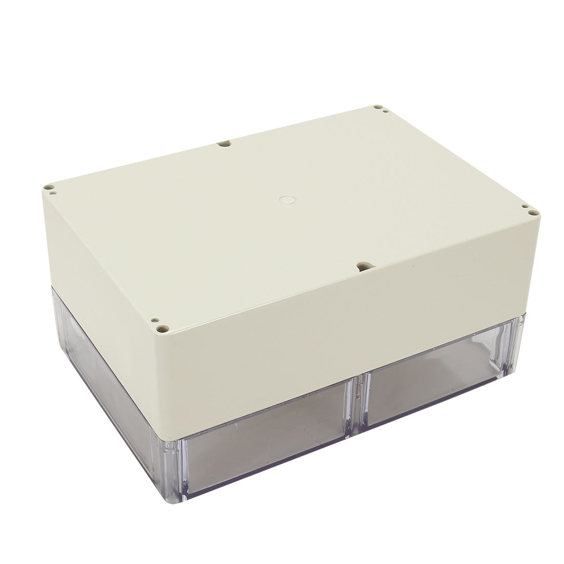 uxcell Uxcell 10.3"x7.1"x4.9" (263mmx182mmx125mm) ABS Junction Box Universal Electric Project Enclosure Clear