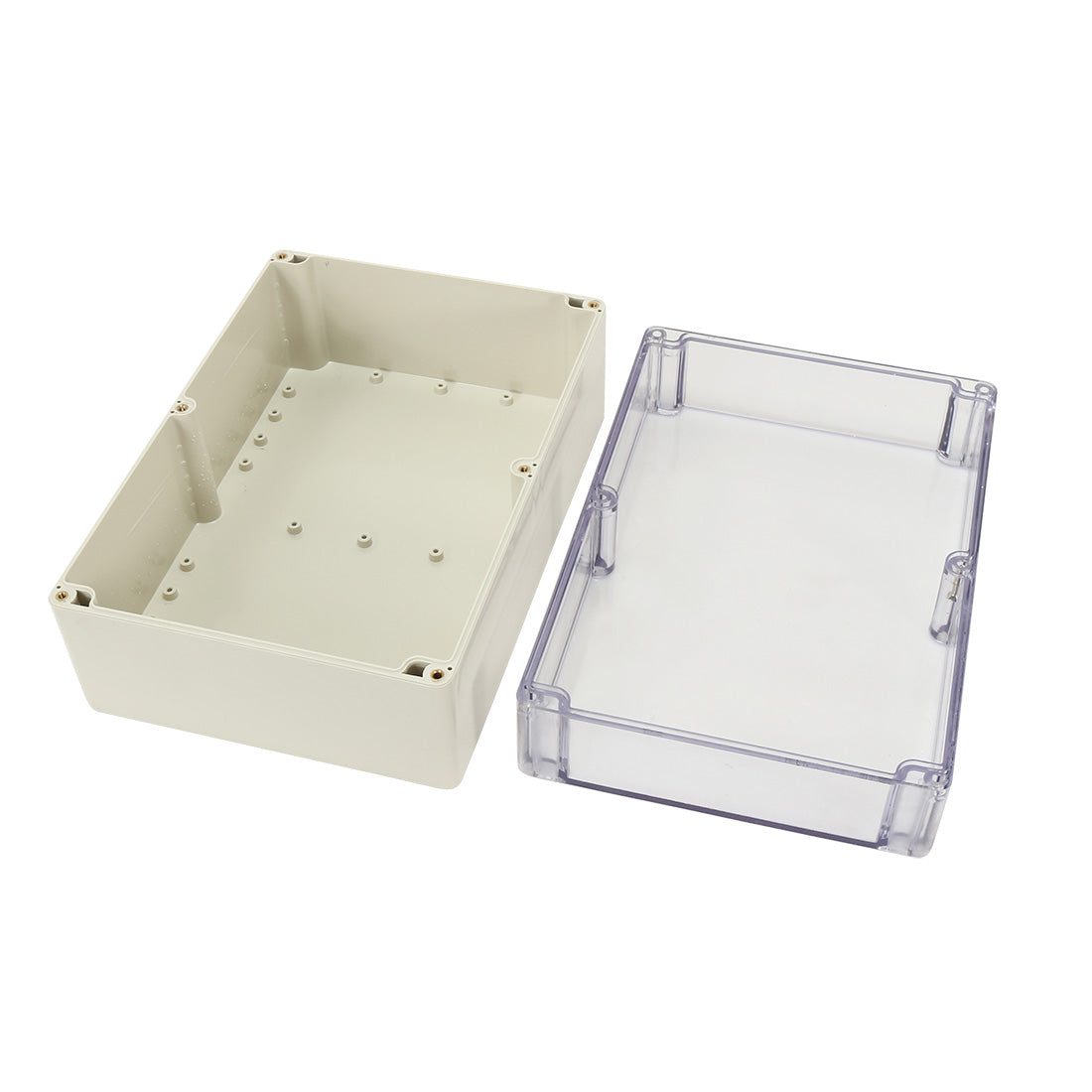 uxcell Uxcell 10.3"x7.1"x4.9" (263mmx182mmx125mm) ABS Junction Box Universal Electric Project Enclosure Clear