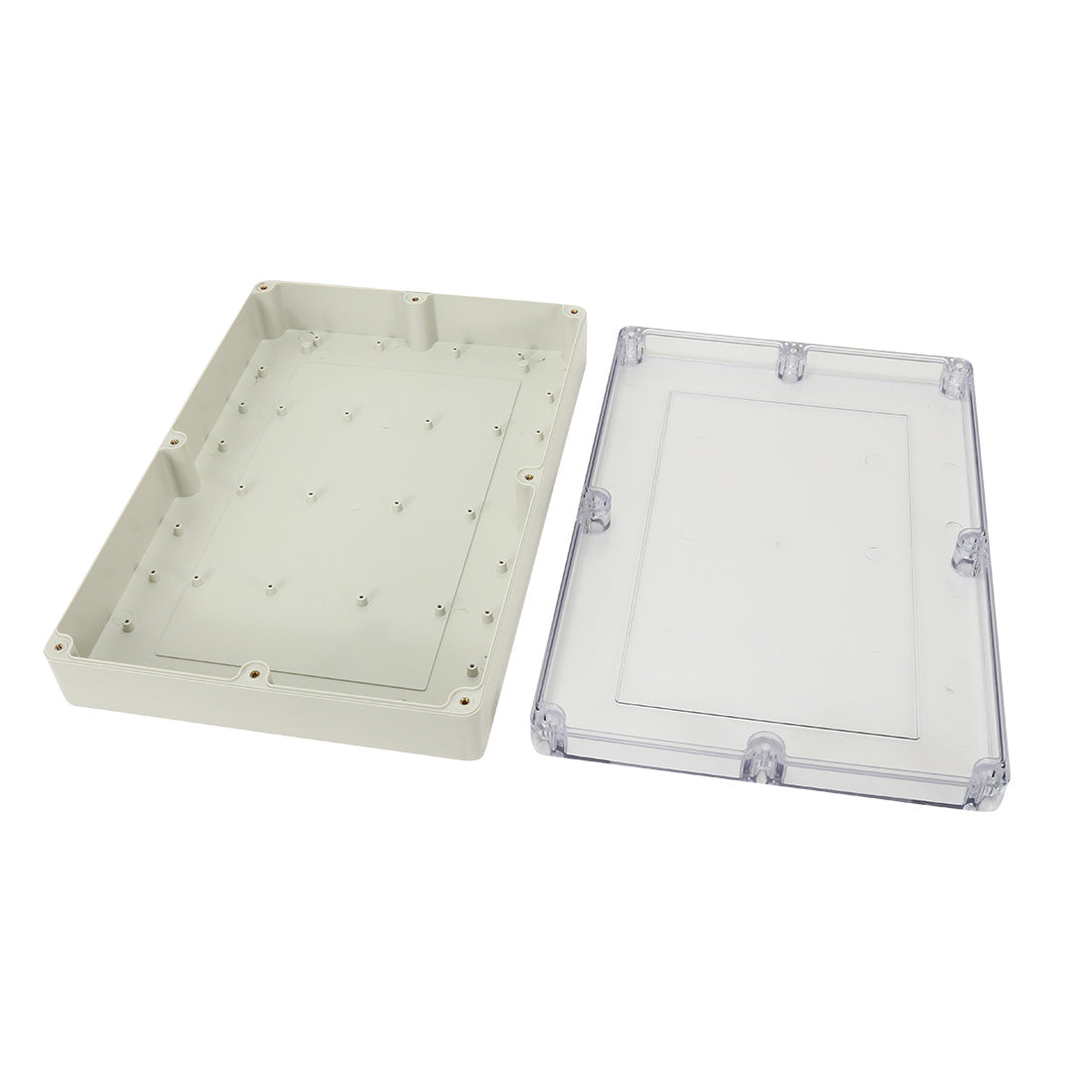 uxcell Uxcell 15"x10.2"x2.8"(380mmx260mmx70mm) ABS Junction Box Universal Project Enclosure w PC Transparent Cover