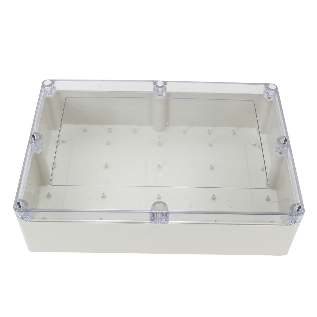 uxcell Uxcell 15"x10.2"x4.1"(380mmx260mmx105mm) ABS Junction Box Universal Project Enclosure w PC Transparent Cover