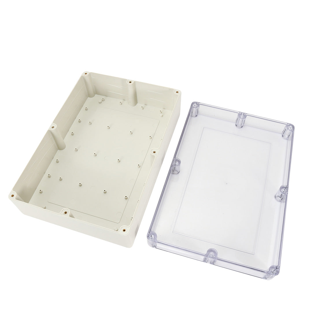 uxcell Uxcell 15"x10.2"x4.7"(380mmx260mmx120mm) ABS Junction Box Universal Project Enclosure w PC Transparent Cover