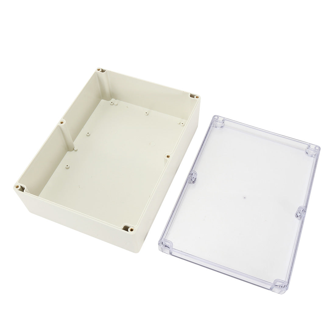 uxcell Uxcell 11.4"x8.3"x3.9"(290mmx210mmx100mm) ABS Junction Box Universal Project Enclosure w PC Transparent Cover