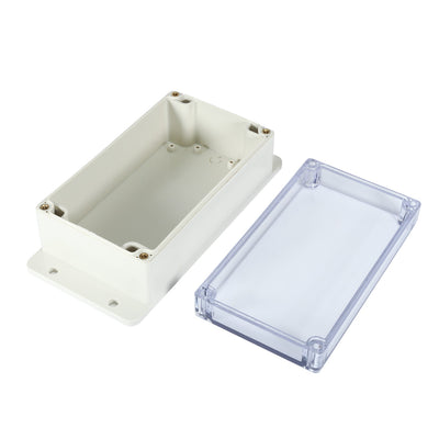 Harfington Uxcell 6.2"x3.5"x2.5"(158mmx90mmx64mm) ABS Junction Box Universal Project Enclosure w PC Transparent Cover