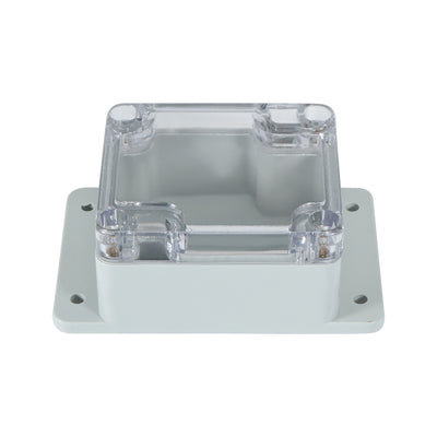 Harfington Uxcell 2.5"x2.3"x1.4"(63mmx58mmx35mm) ABS Junction Box Universal Project Enclosure w PC Transparent Cover