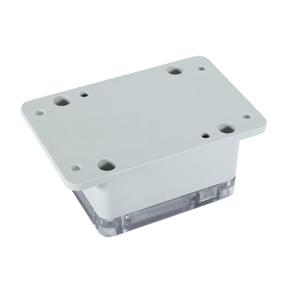 Harfington Uxcell 2.5"x2.3"x1.4"(63mmx58mmx35mm) ABS Junction Box Universal Project Enclosure w PC Transparent Cover