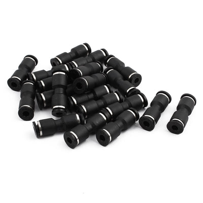 Harfington Uxcell 20Pcs Pneumatic Air 2 Way Quick Fitting Straight Push In Connector 4mm Tube Hose