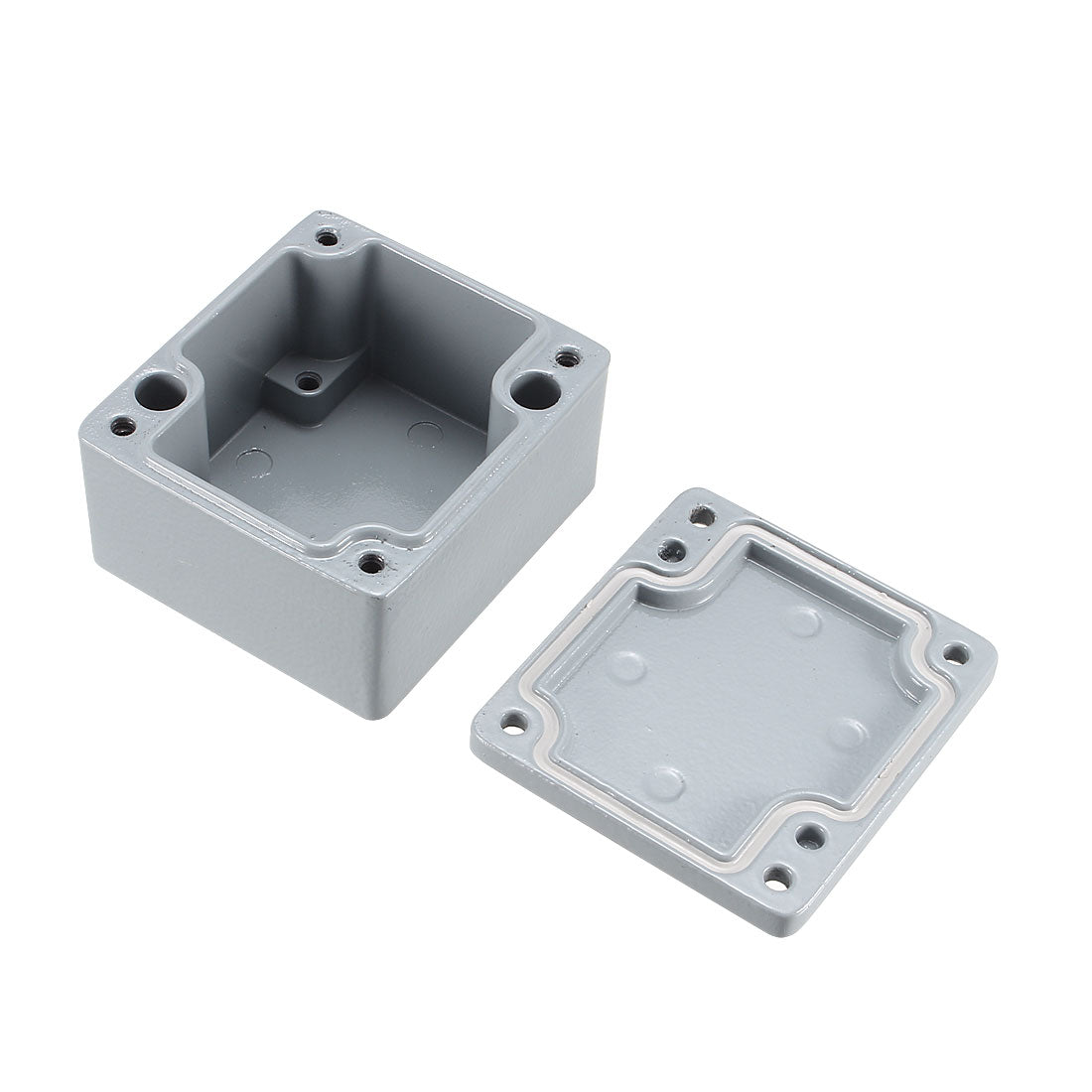 uxcell Uxcell 2.5"x2.3"x1.4" Aluminium Anschlussdose Universal elektrische Gehäuse DE