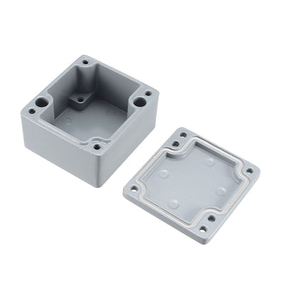 Harfington Uxcell 2.5"x2.3"x1.4" Aluminium Anschlussdose Universal elektrische Gehäuse DE