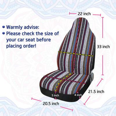 Harfington Uxcell Universal Baja Car Seat Cover Durable front Bucket Seat Cover for Car SUV