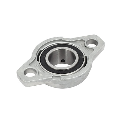 Harfington Uxcell FL006 30mm Bore Zinc Alloy 2-Bolt Self-aligning Flange Mounted Ball Bearing