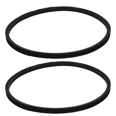 Harfington Uxcell O-490E 490mm Inner Girth Transmission Belt 2pcs for Washing Machine