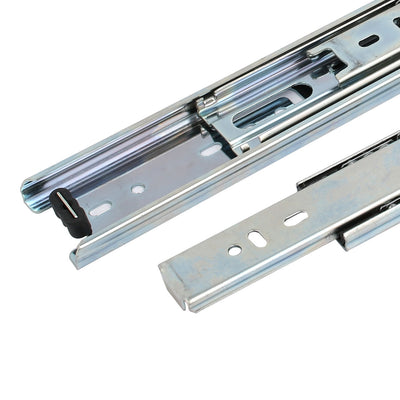 Harfington Uxcell 20cm Length Telescoping Ball Bearing Damper Drawer Slide Sliding Rail 2pcs