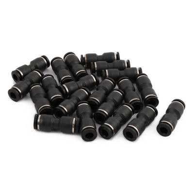 Harfington Uxcell 20Pcs Straight Push in Pneumatic Air Quick Fittings Connector for 6mm Tube Hose