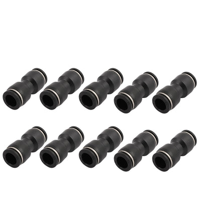 Harfington Uxcell 10Pcs Straight Push in Pneumatic Air Quick Fittings Connector for 12mm Tube Hose