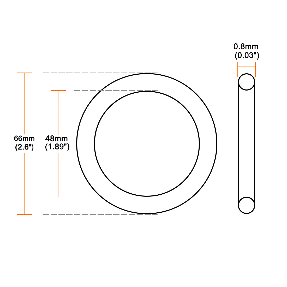 uxcell Uxcell Air Compressor Accessory Compression Piston Rings Replacement Part