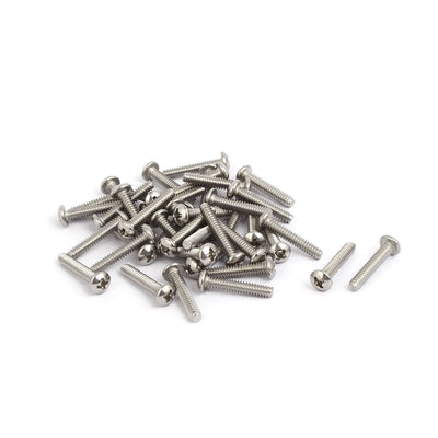 Harfington Uxcell 6#-32x3/4-inch 304 Stainless Steel Phillips Pan Head Machine Screw Bolt 40pcs