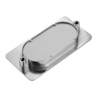 Harfington Uxcell 3" x 1-3/5" Recessed Sliding Door Handle Flush Pull Zinc Alloy Brushed Finish 2pcs