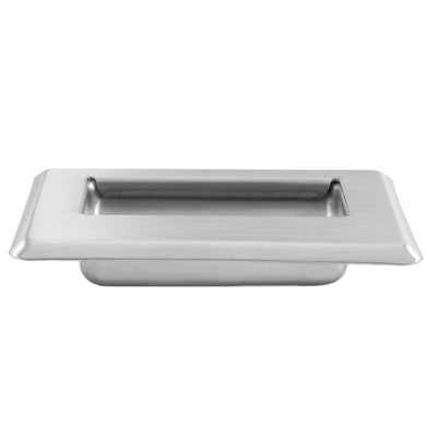 Harfington Uxcell 4-3/4" x 2-3/4" Recessed Type Flush Pull Door Handle 304 Stainless Steel