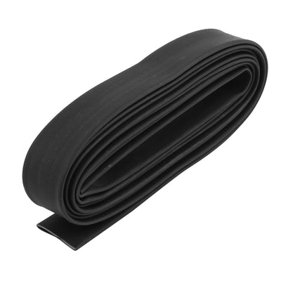 Harfington Uxcell 12mm Dia 4:1 Ratio Heat Shrink Tube Wire Wrap Cable Sleeve Tubing 2m Length Black