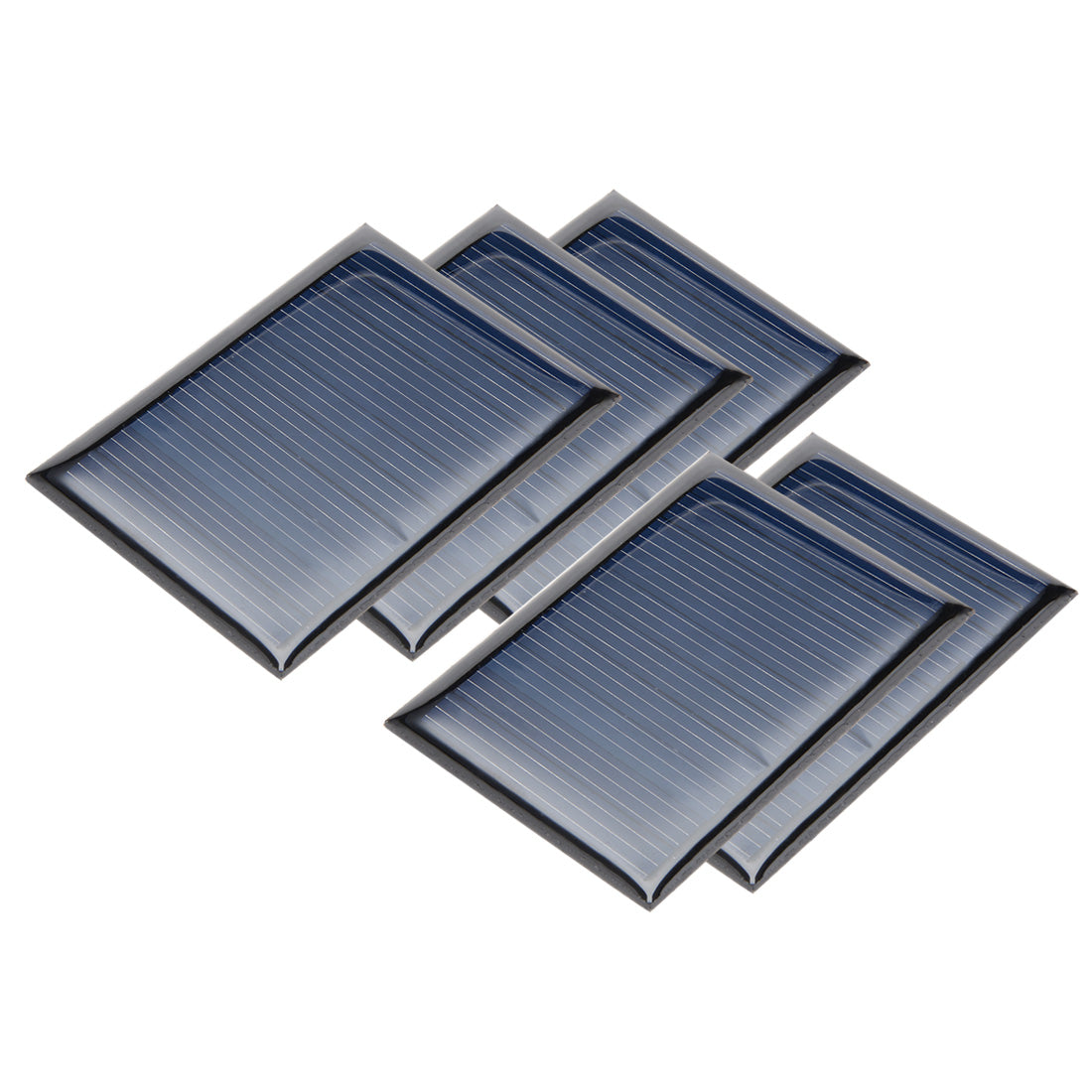 uxcell Uxcell 5Pcs 5V 50mA Poly Mini Solar Cell Panel Module DIY for Phone Light Toys Charger 60mm x 44mm