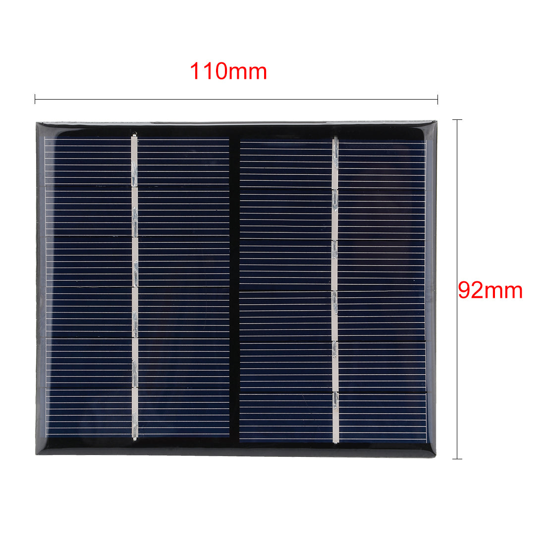 uxcell Uxcell 5Pcs 6V 200mA Poly Mini Solar Cell Panel Module DIY for Light Toys Charger 110mm x 92mm